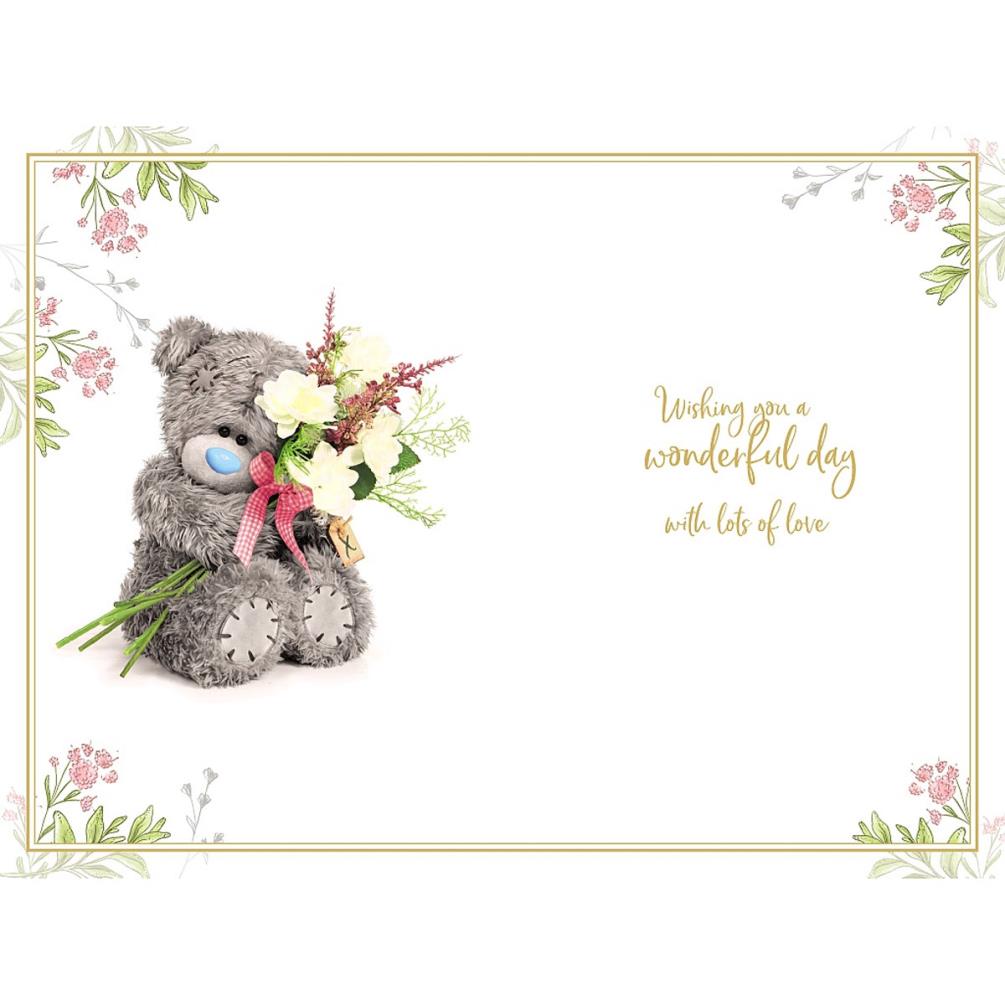 Friend Photo Finish Me to You Bear Birthday Card Extra Image 1